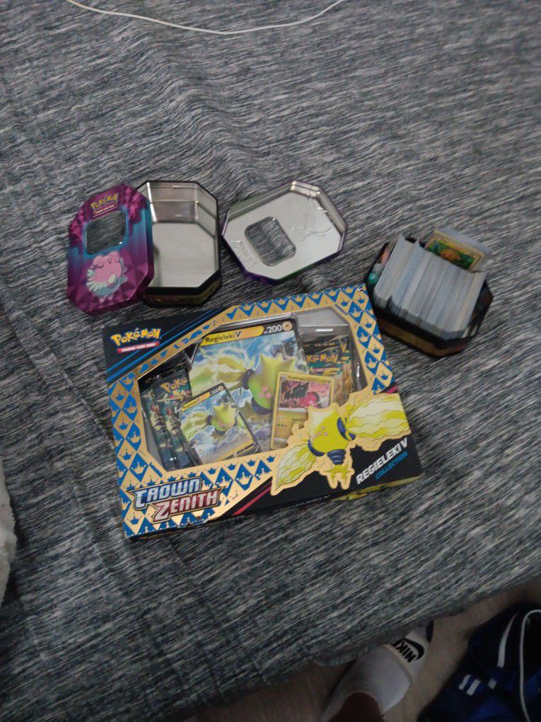 Pokemon Cards And Box 