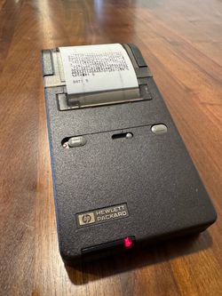 Hewlett Packard HP 82240B Infrared Thermal Printer Battery w/ Case Collectible