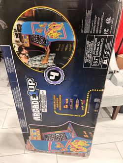 Ms. Pac-Man Arcade 1up / Includes 4 Games
