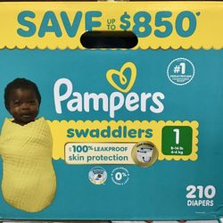 Pampers Swaddler Diaper 1 