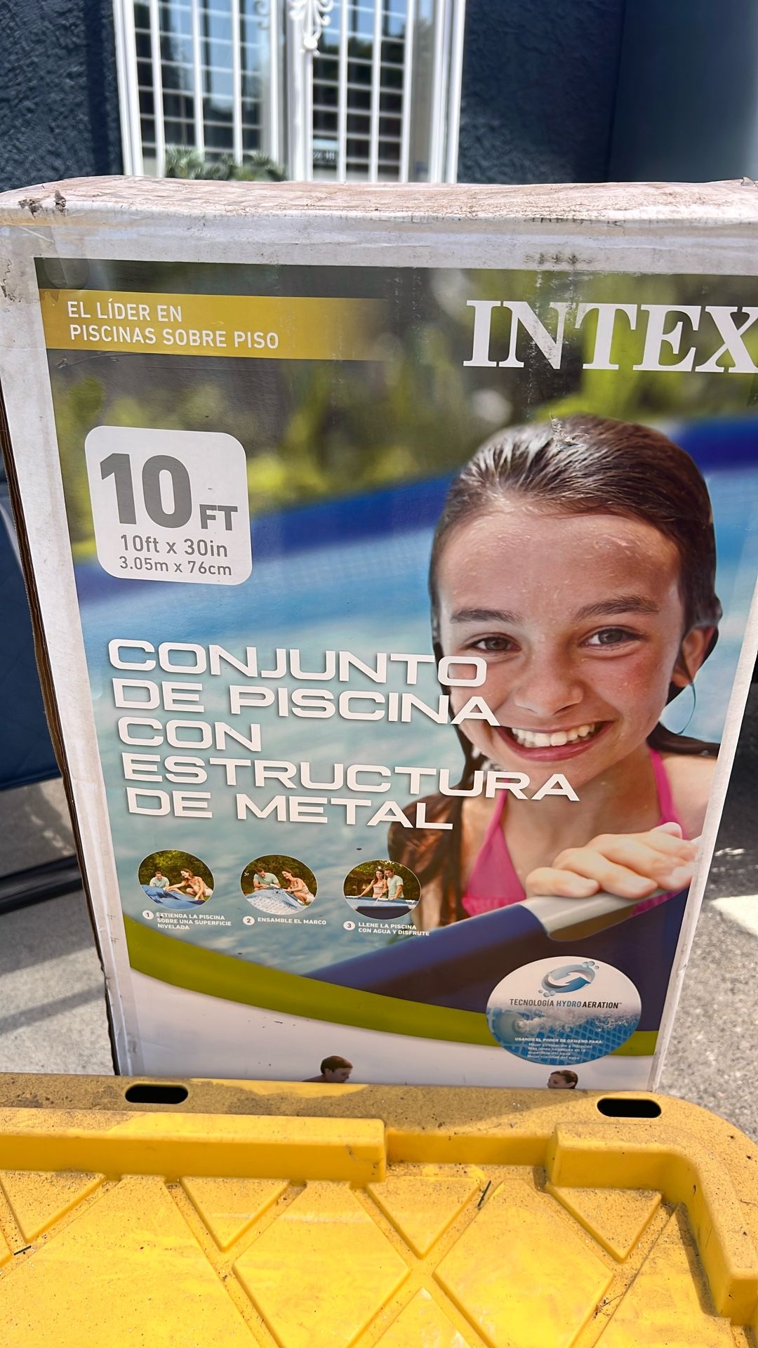 Plastic Metal Frame Pool
