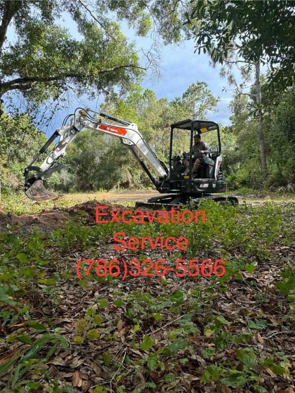 Bobcat Excavation Demolition Pool Septic Tank 
