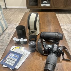 Nikon n80 camera plus expensive lenses