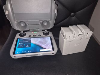 Dji remote and 3 batteries with charging hub