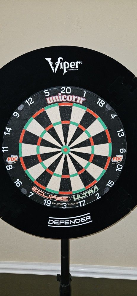 Unicorn Dartboard With Stand