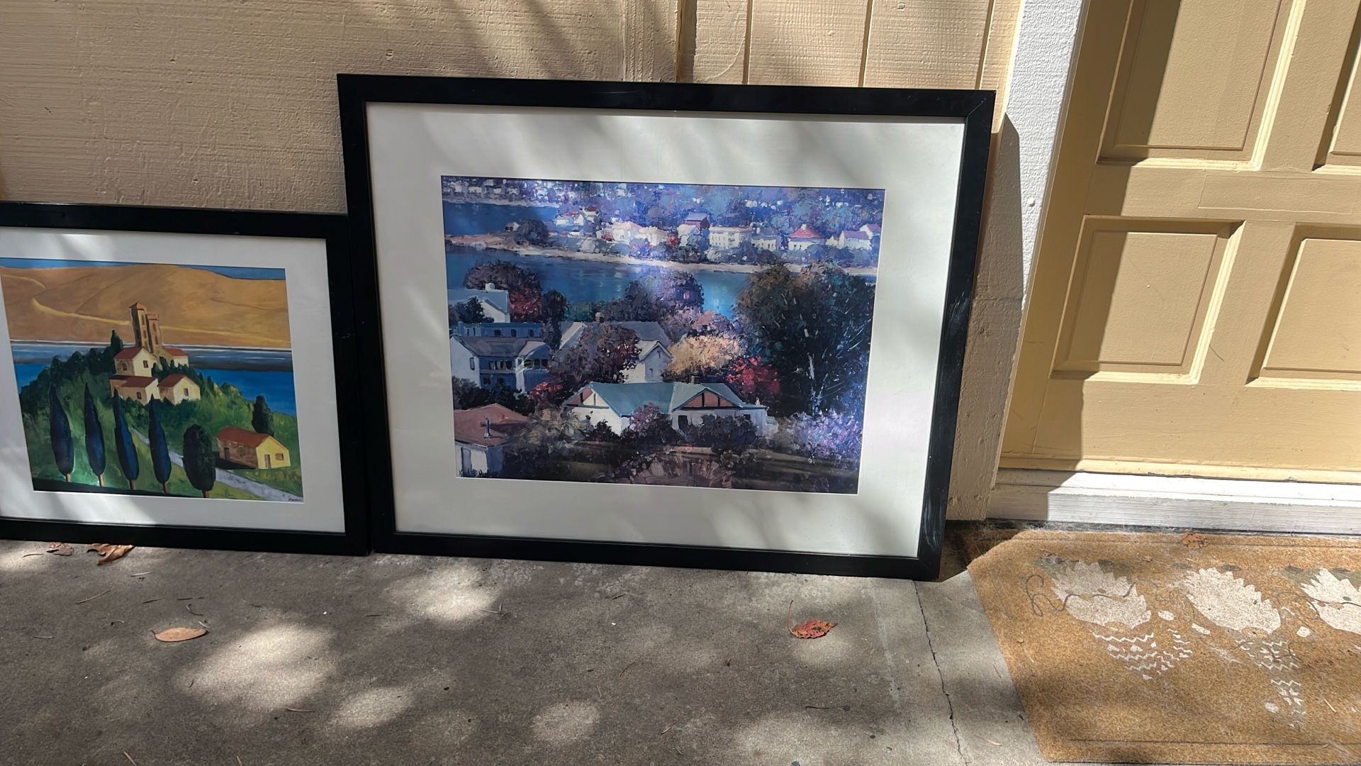 Framed artwork for Officer home