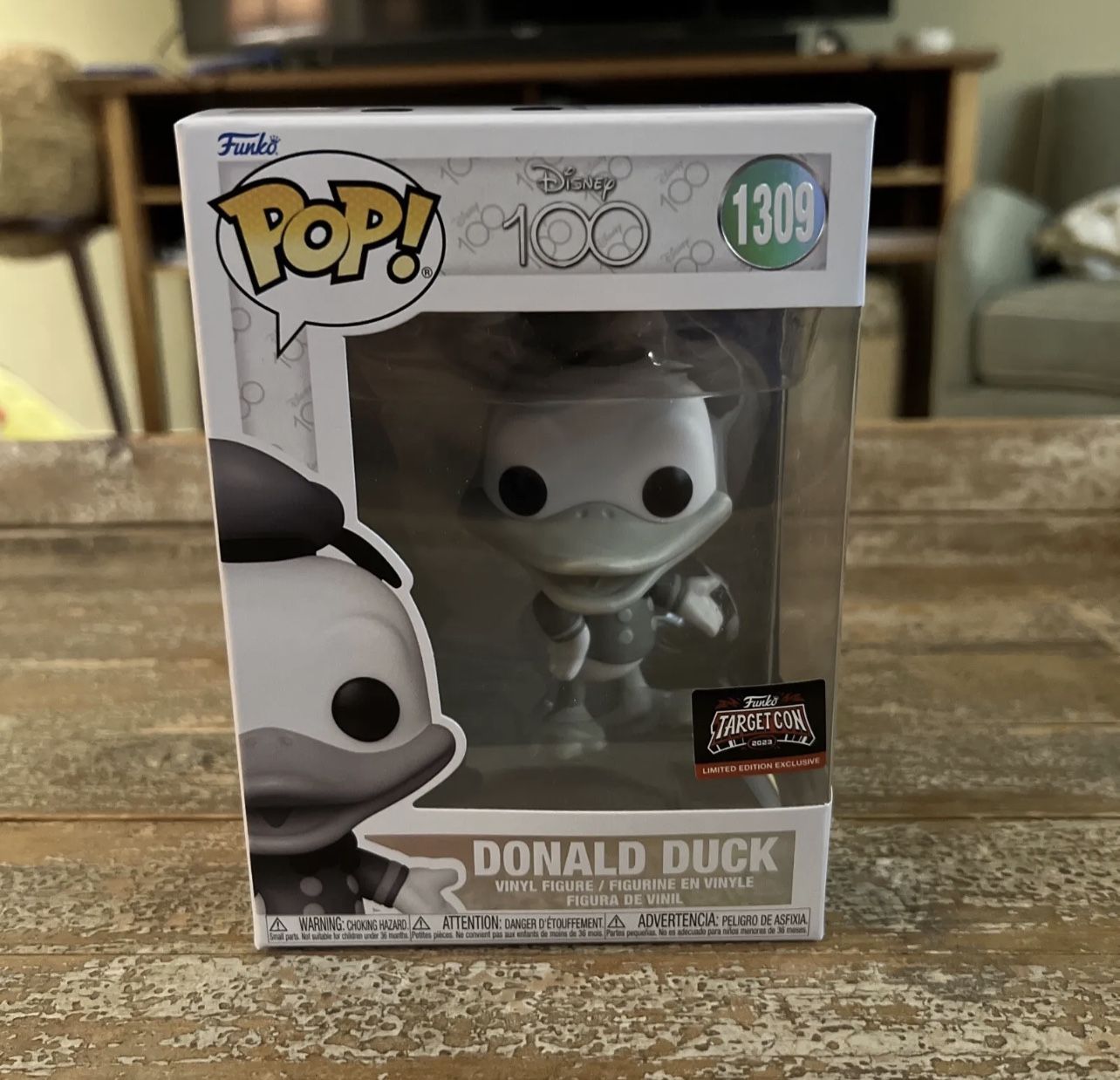 Funko POP Disney 100 Donald Duck 1309 Target Con 2023 Limited Exclusive