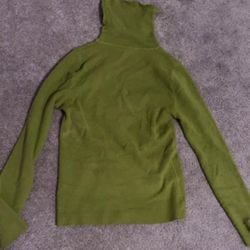 Green Turtleneck Extra Warm