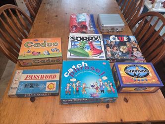 Board games, all for $5!