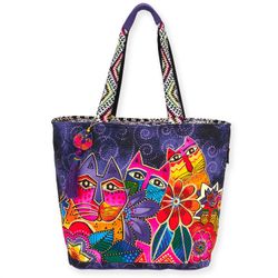 Laurel Burch “Laurel’s Garden” Shoulder Tote Bag