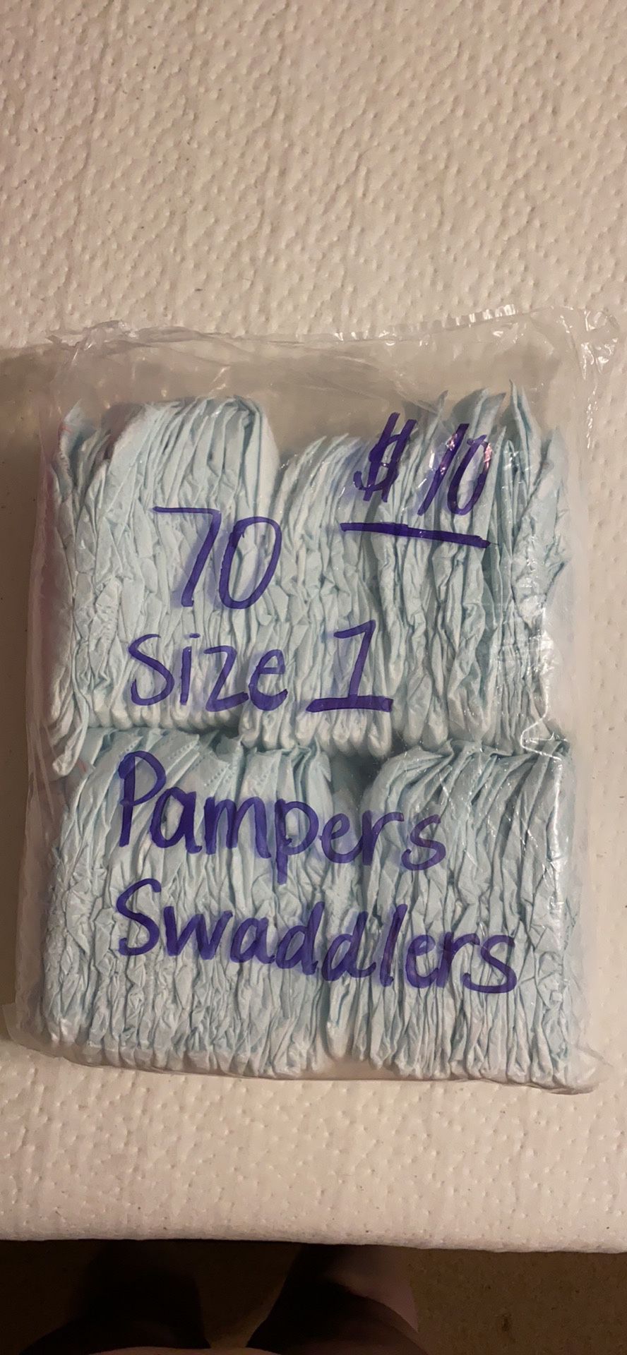 Size 1 Pampers diapers