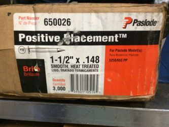 3 boxes of nails and staples