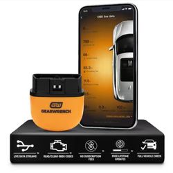GEARWRENCH OBD2 Bluetooth Diagnostic Tester with GWSCAN App and Free Lifetime Software Updates
