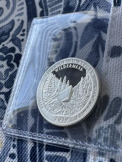 US Silver .999 Fine Proof Quarter Idaho 