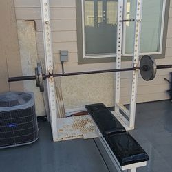 Weight Lifting  ..pull Up Bar .. Bench Bress 