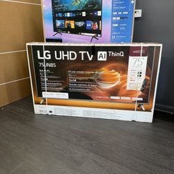 LG 75 inch 4K TV smart