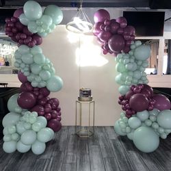 Birthday Balloons, Balloon Garlands, Backdrops With Balloons