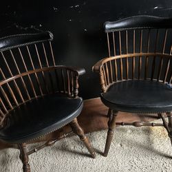 Set Of 4 Captains Chairs 