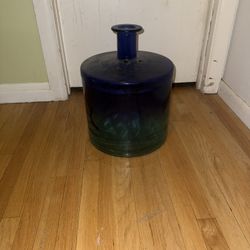 IMAX Luzon Short Oversized Recycled Glass Vase