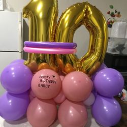 Number Balloon Bouquet