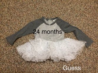 Baby gap dress size 24 months tulle long sleeve girl
