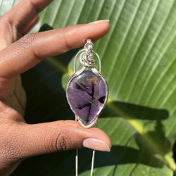 Star Amethyst Pendant 