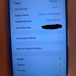 iPhone 13 Pro Max Unlocked Like New 1Tb
