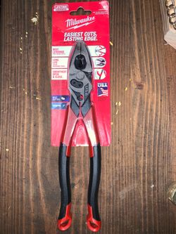 9” Milwaukee Lineman’s Pliers W/ Bolt cutter & Crimper!!!