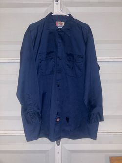 Dickies men long sleeve work shirt