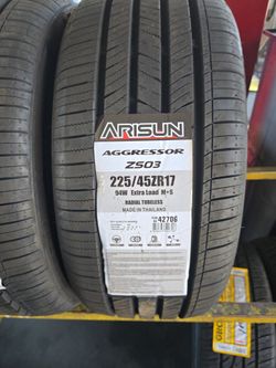 NEW TIRE 225/45-17