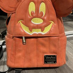 Mickey Pumpkin Halloween loungefly Backpack 