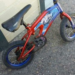 Small spider man bike