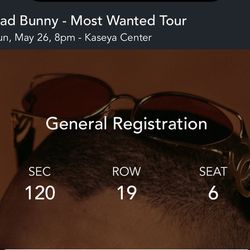 Bad Bunny Tickets Sunday