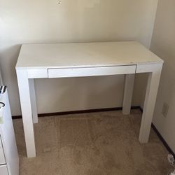Used White Desk/ Vanity