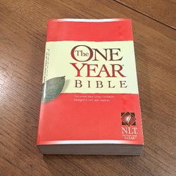 "NEW " One Year Bible - NEW Living Translation
