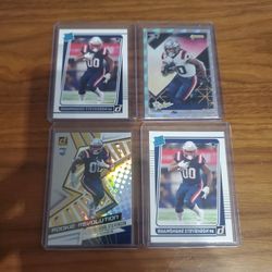 Rhamondre Stevenson 2021 Rookie RC New England Patriots