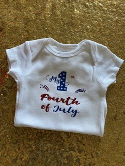 My 1st Fourth of July onesie