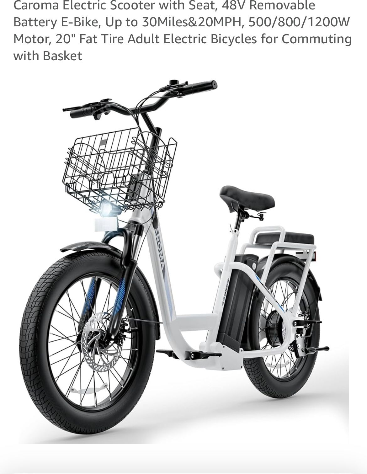 Electric Scooter with Seat