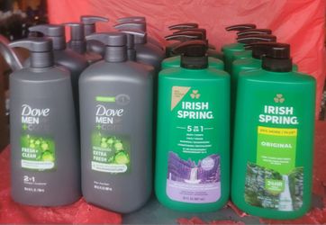 Dove and Irish Spring Bodywash