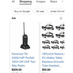 2 Kenwood Radios 