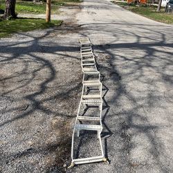 Fire escape ladder  Approximately 20 feet