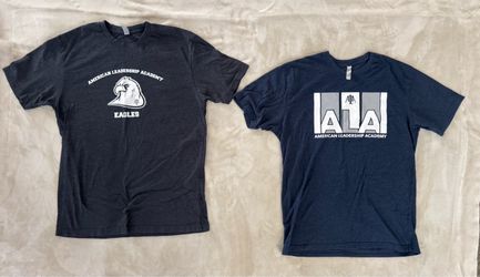 ALA - American Leadership Academy Size L Friday T-Shirts - Set of 2