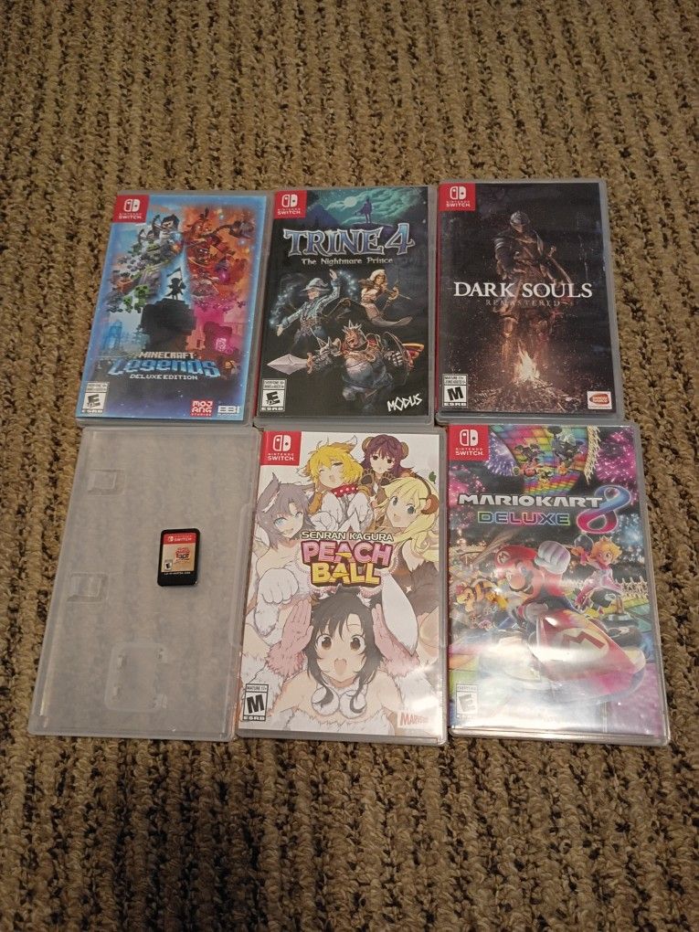 Nintendo Switch Games Mario Minecraft 