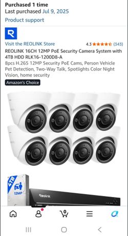 Reolink Security Camera System
