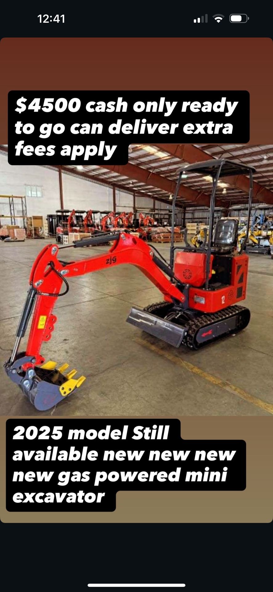 Mine Excavator New 2025 Model 