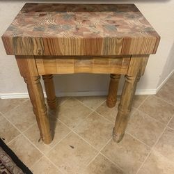 Butcher Block Table