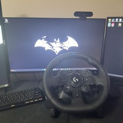 Logitech - G923 Racing Wheel and Pedals for PS5, PS4 and PC