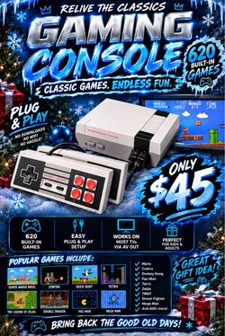 Game console with 600 games !