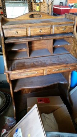 Vintage roll top desk