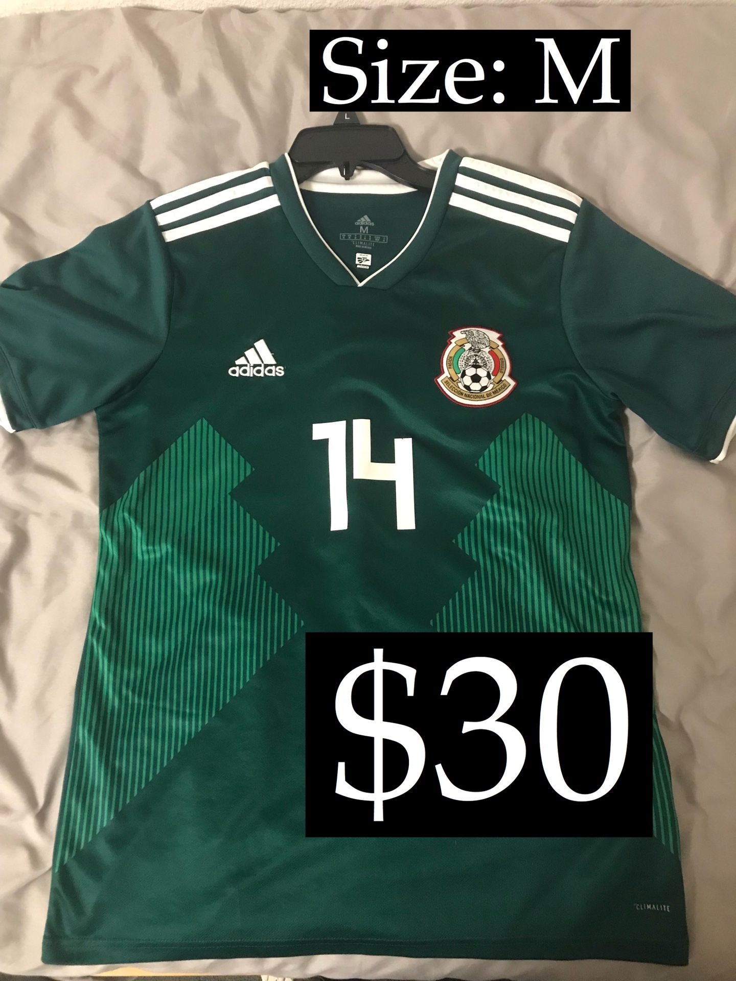 Green World Cup Adidas Mexico Soccer Chicharito Jersey for Sale in Palo  Alto, CA - OfferUp